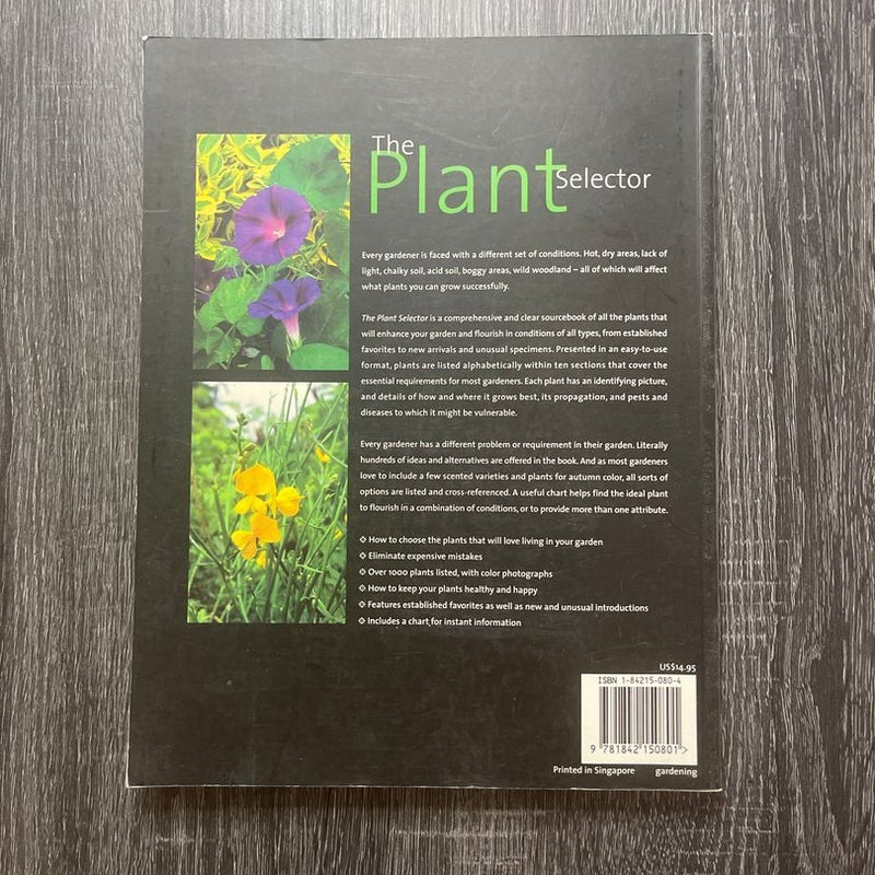 The Plant Selector