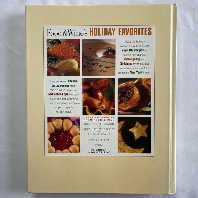 The Food and Wine Holiday Cookbook
