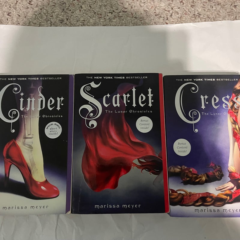 Cinder, Scarlet, and Cress