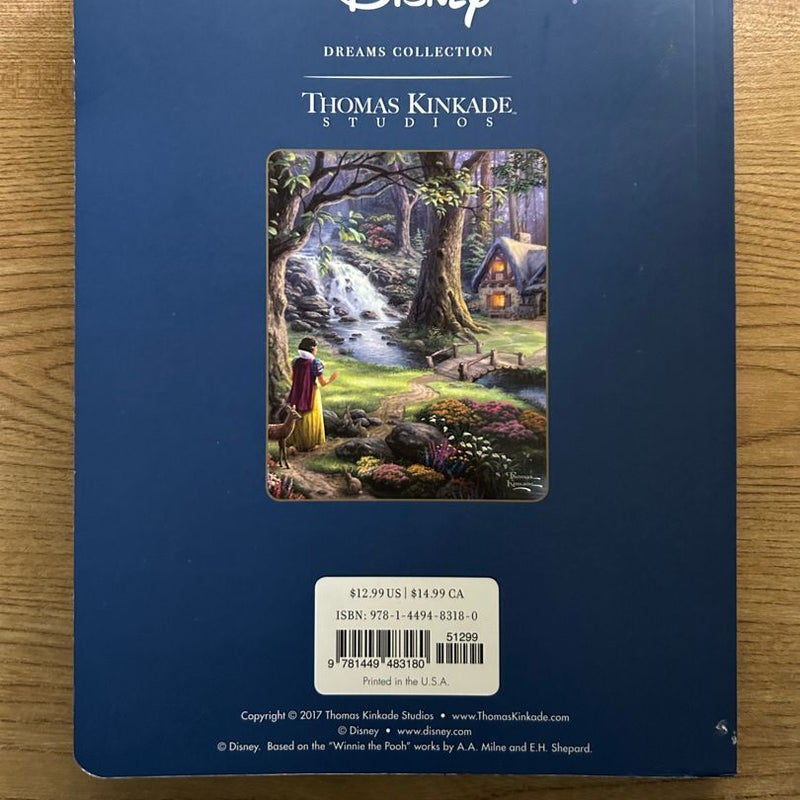 Disney Dreams Collection Thomas Kinkade Studios Coloring Book by Thomas  Kinkade, Paperback
