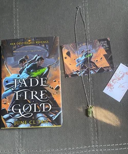 Jade Fire Gold + Bookish Goodies