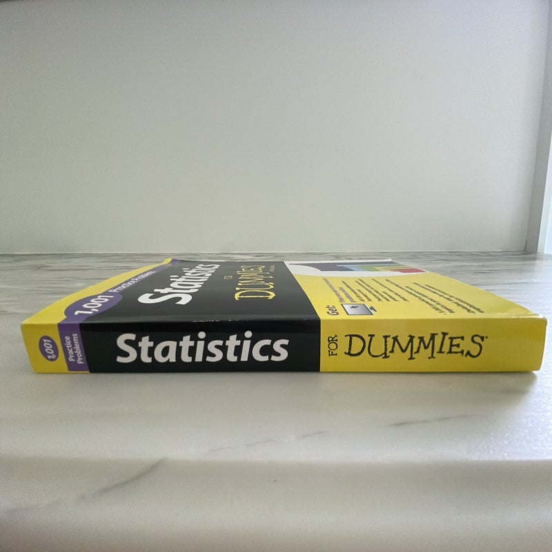 Statistics 1,001 Practice Problems for Dummies