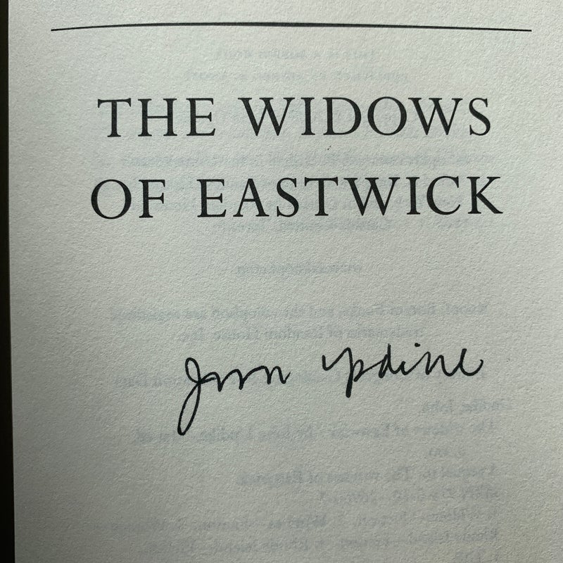 The Widows of Eastwick (SIGNED 1st Edition)