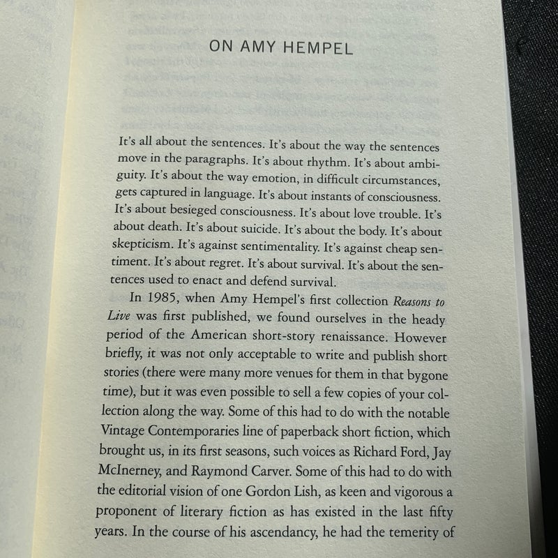 The Collected Stories of Amy Hempel