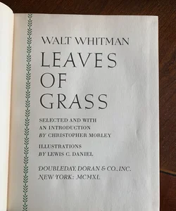 (Rare/1st Ed.) Leaves of Grass