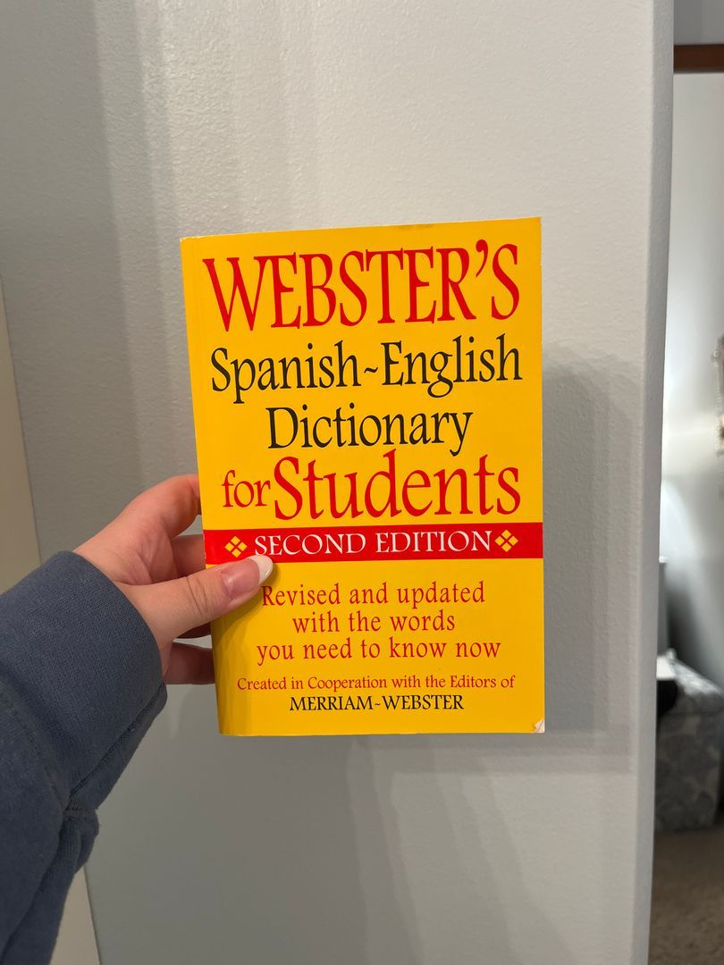 Webster's Spanish-English Dictionary for Students, Second Edition