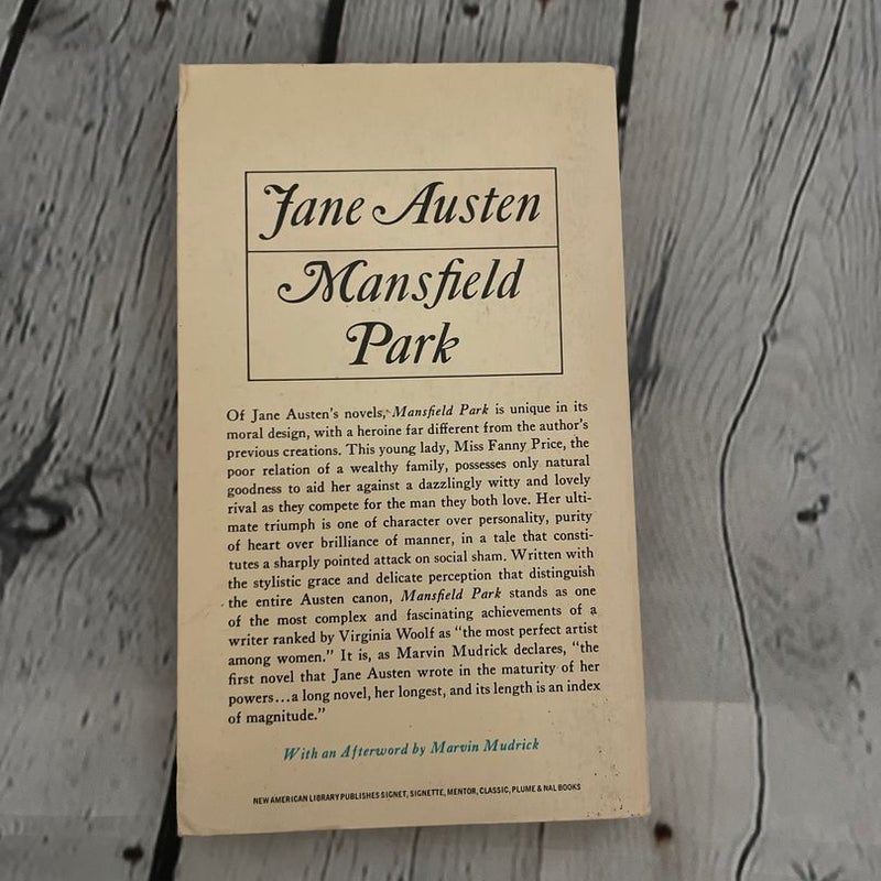 Mansfield Park (Vintage 1964 Edition)