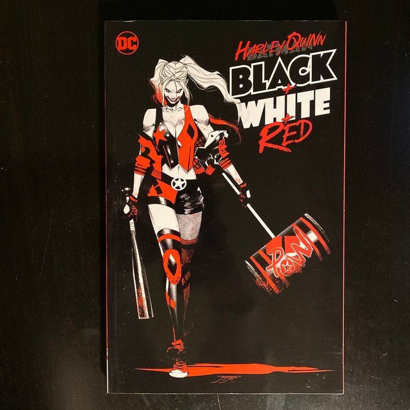 Harley Quinn Black + White + Red