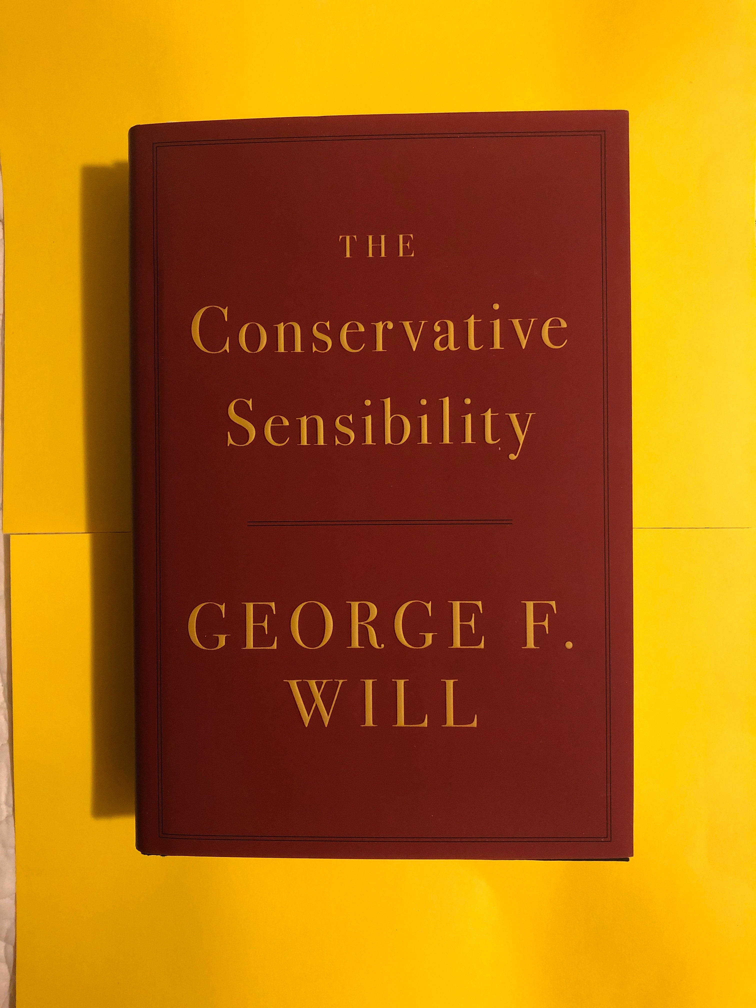 The Conservative Sensibility