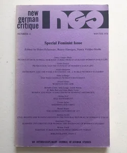 New German Critique: Special Feminist Issue