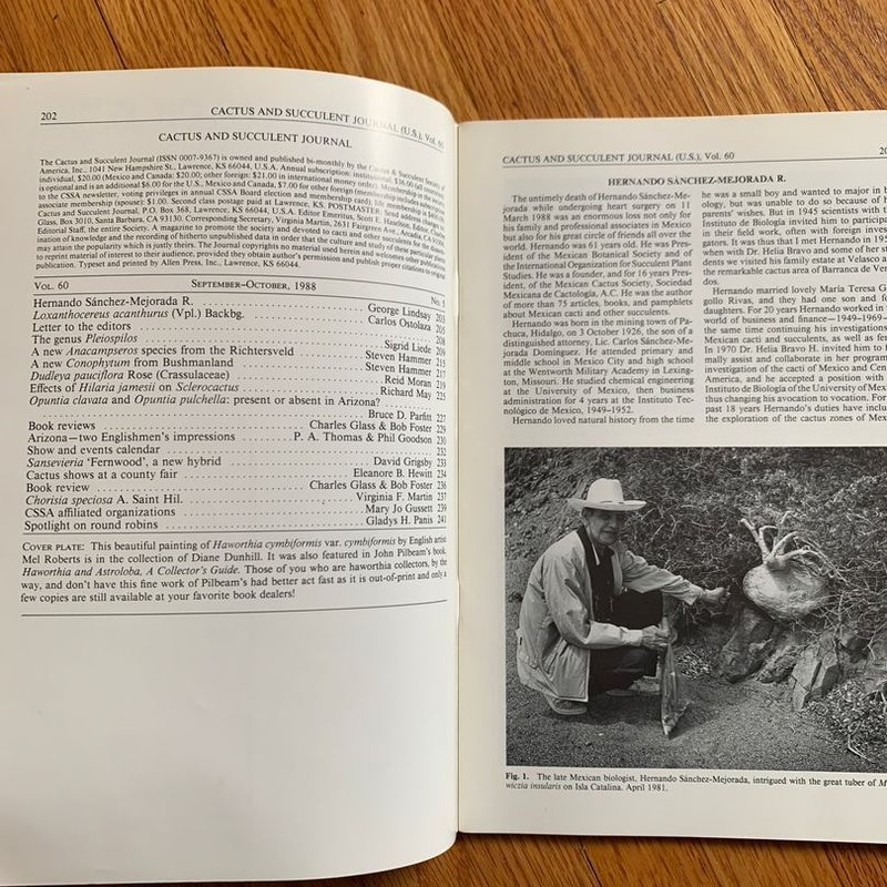 Cactus and Succulent Journal by Cactus and Succulent Society of America
