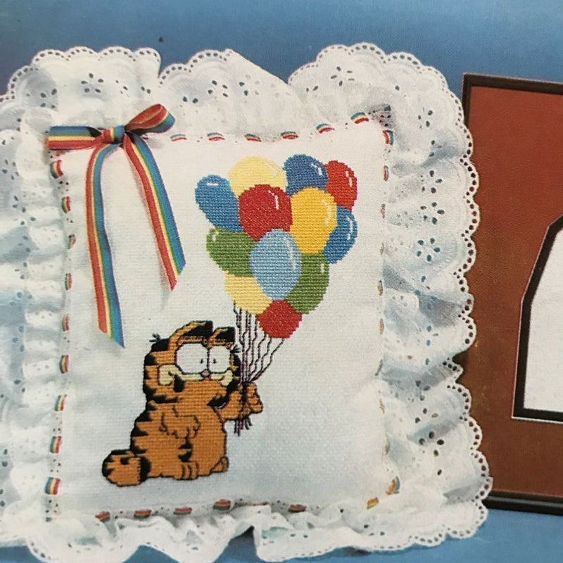 Garfield Crosses Your Path Cross Stitch pattern 