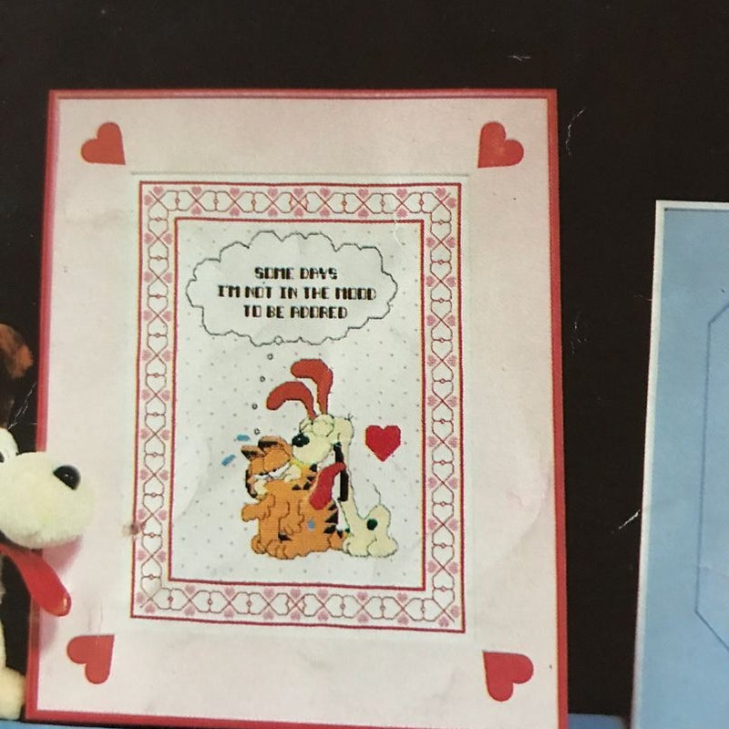 Garfield Crosses Your Path Cross Stitch pattern 