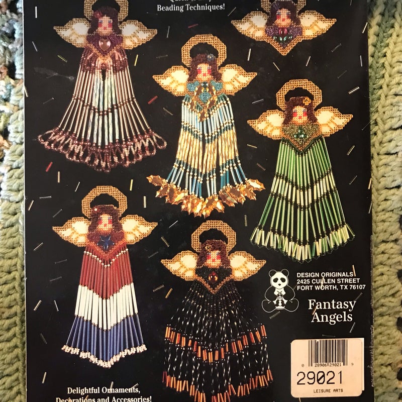 Fantasy Angels Ornaments Plastic Canvas Pattern