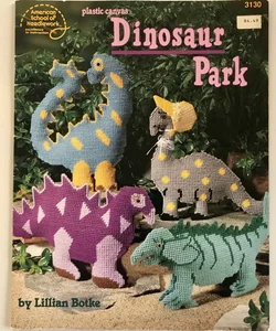 Dinosaur Park Plastic Canvas Pattern