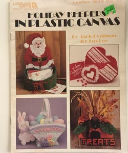 Holiday Keepers in plastic canvas pattern booklet
