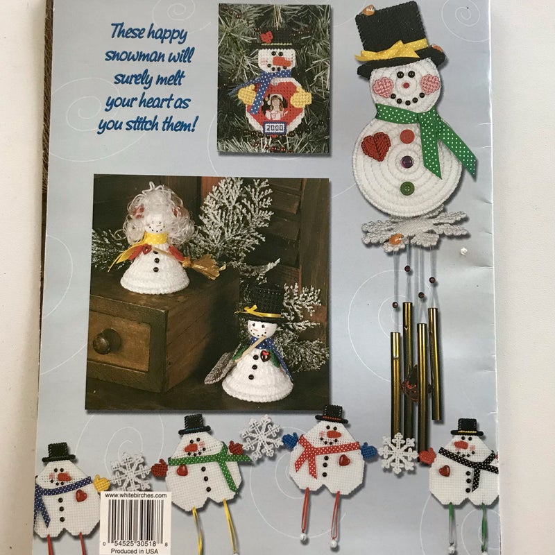 Snowman Fun Plastic Canvas Pattern