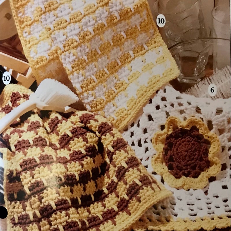 Dishcloths by the Dozen crochet & knit pattern
