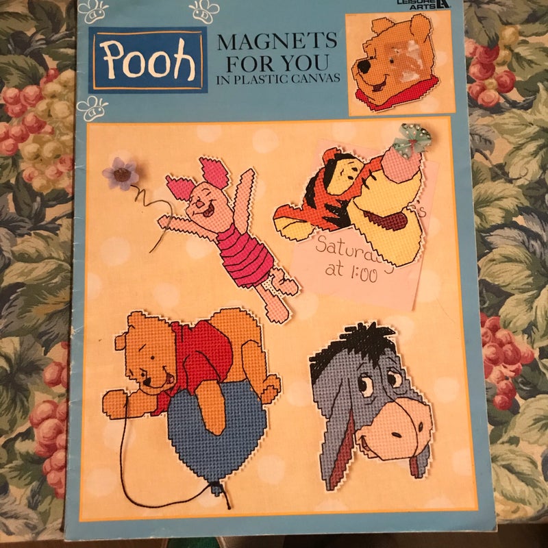 Pooh Magnets For You Plastic Canvas Pattern