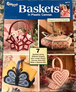 Baskets in Plastic Canvas pattern