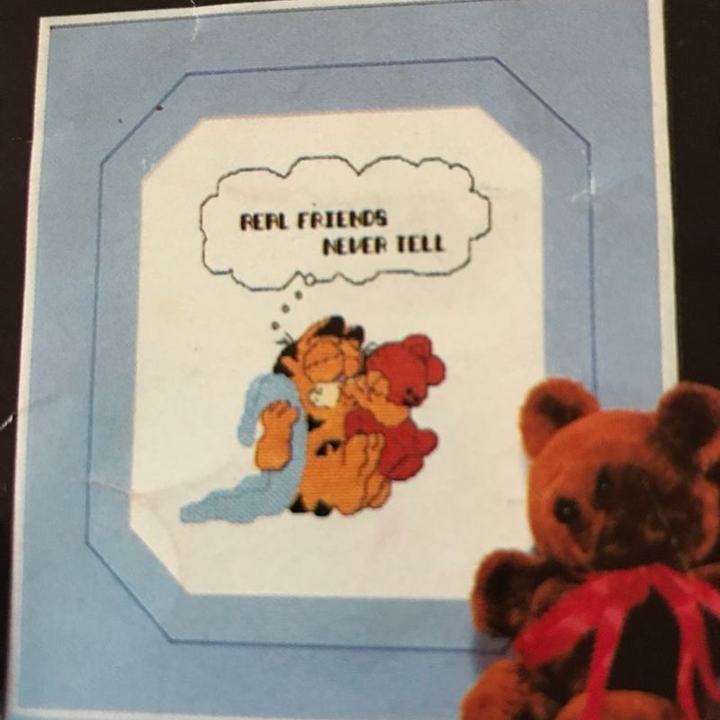 Garfield Crosses Your Path Cross Stitch pattern 