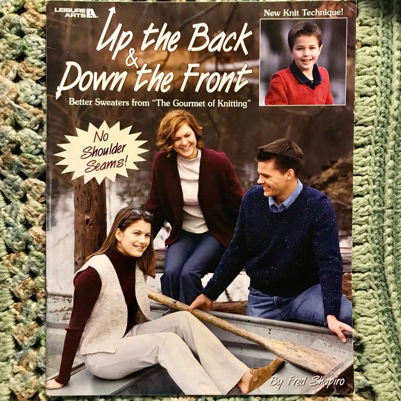 Up The Back & Down The Front Sweater Knitting Pattern