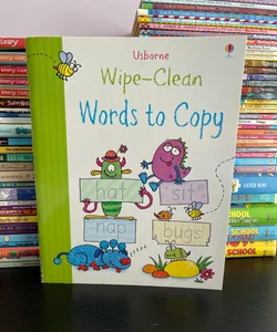 Usborne Wipe-Clean Words to Copy