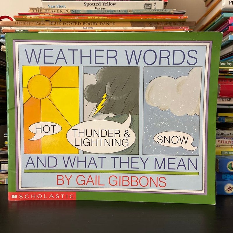 Weather Words and What They Mean