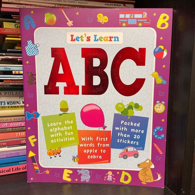 Let's Learn ABC workbook