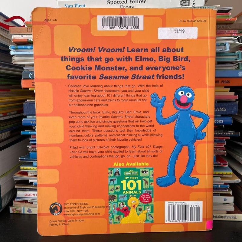 Sesame Street My First 101 Things That Go