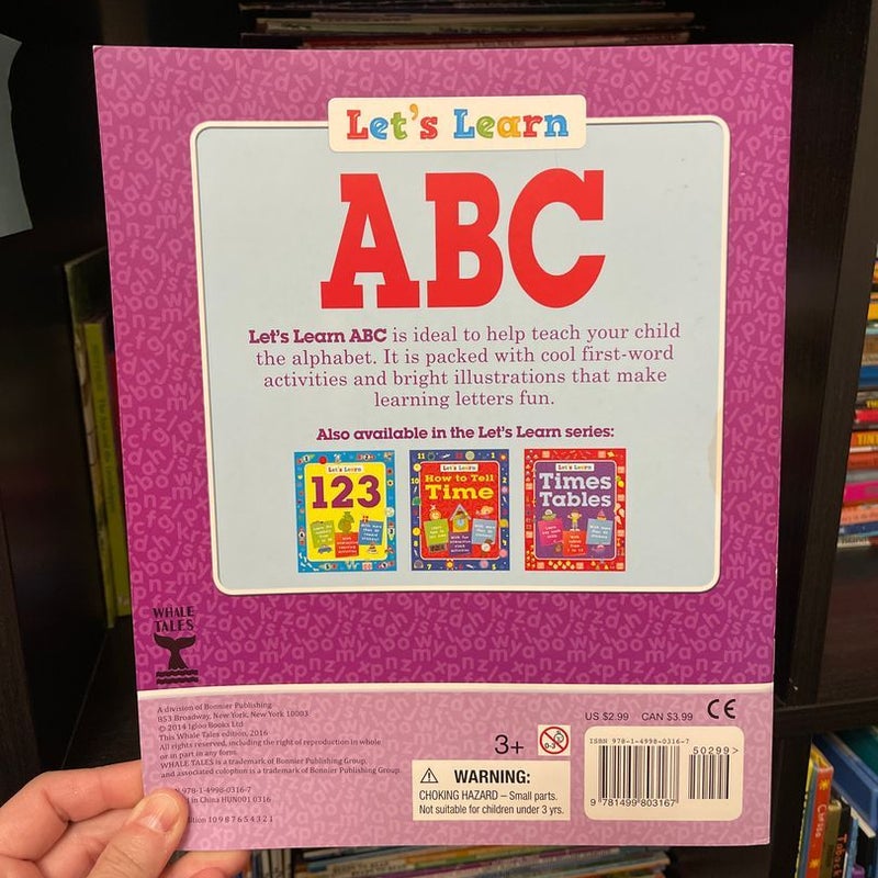 Let's Learn ABC workbook