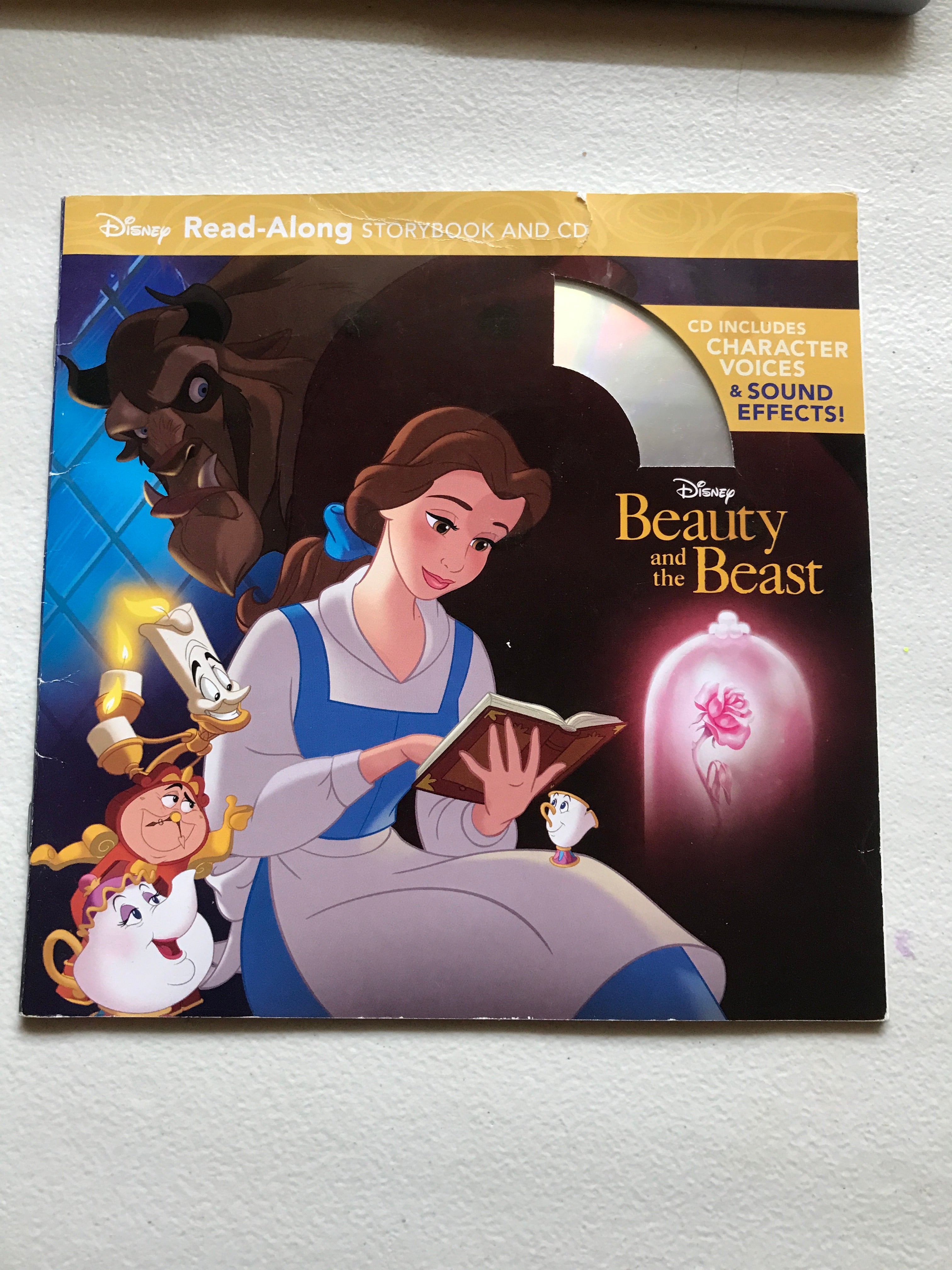 Beauty and the Beast Read-Along Storybook and CD by Disney Books
