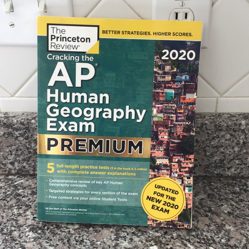 Cracking the AP Human Geography Exam 2020, Premium Edition