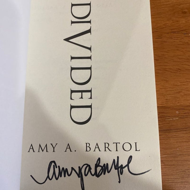 The Divided - signed copy 