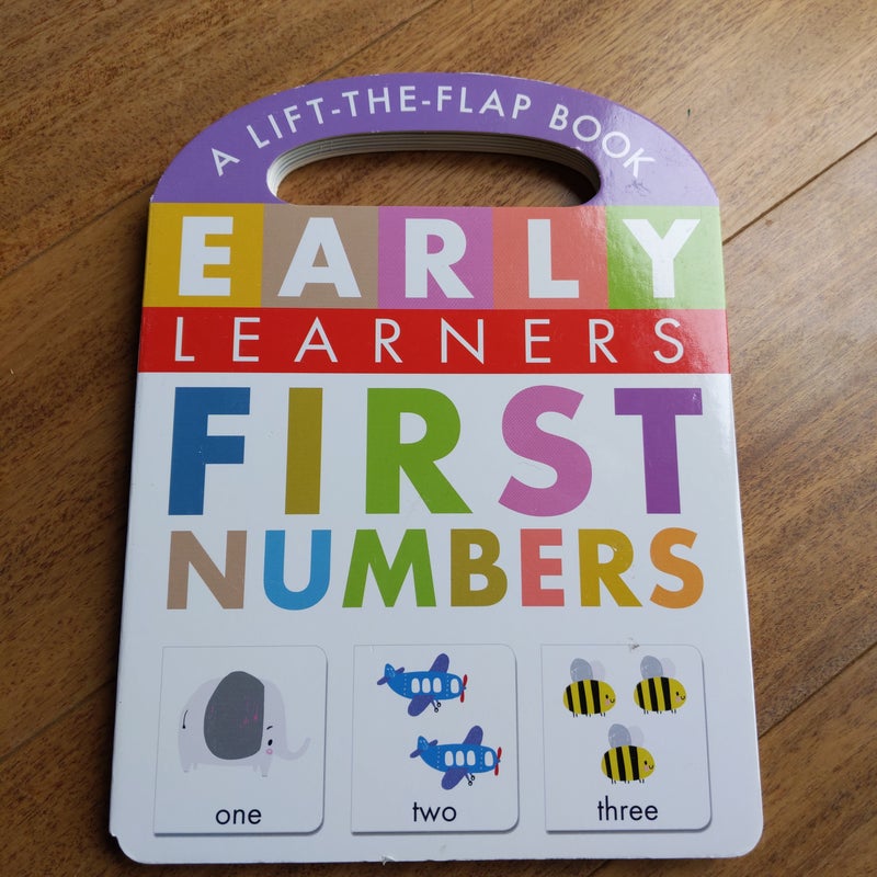 Early Learners First Numbers Lift-the Flap