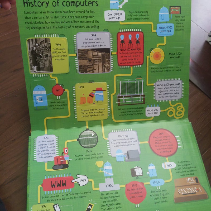 Usborne Lift The Flap Computers and Coding