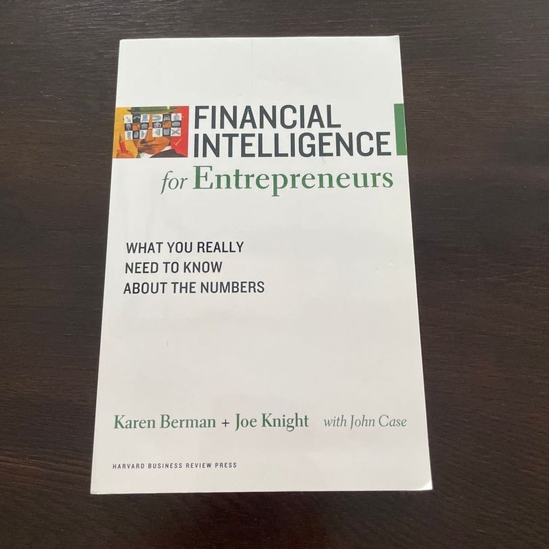 Financial Intelligence for Entrepreneurs