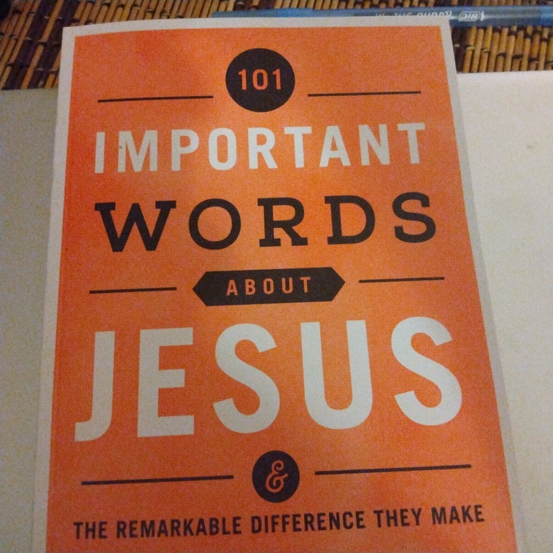 101 Important Words about Jesus