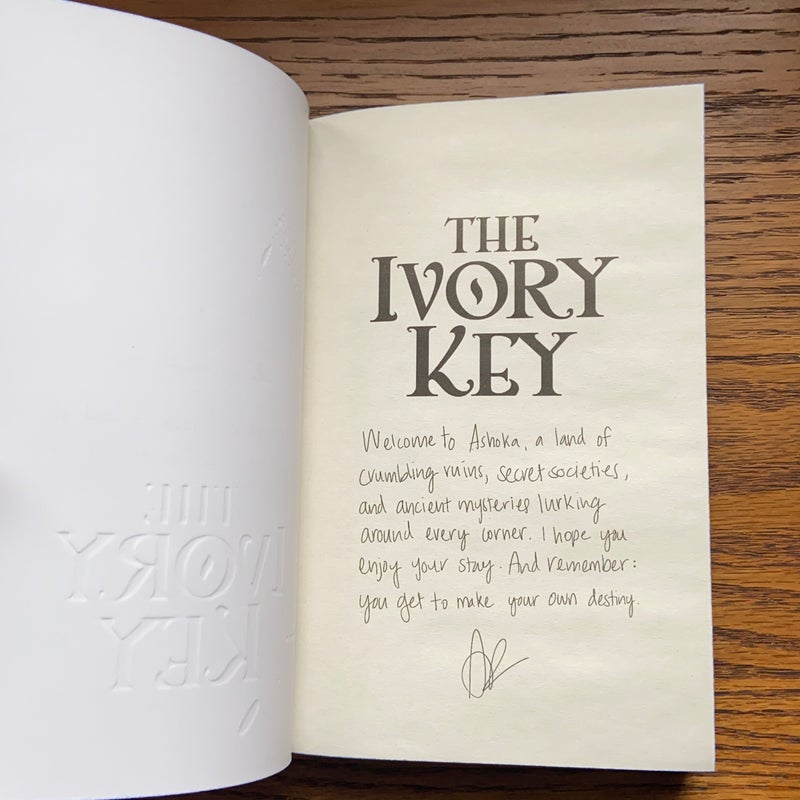 The Ivory Key | Illumicrate Signed Exclusive Edition