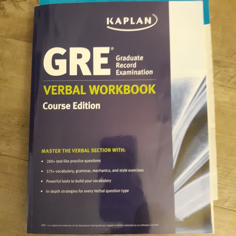 Kaplan GRE book set