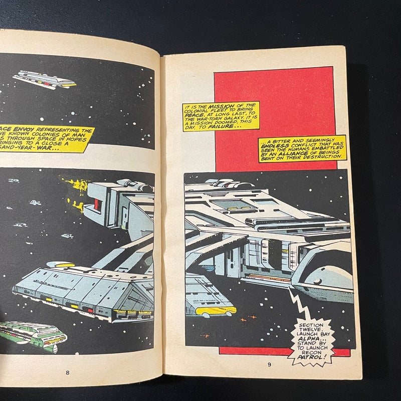 Battlestar Galactica Color Comic Book Graphic Novel