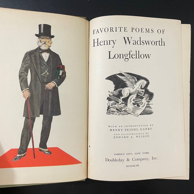 Favorite Poems of Henry Wassworth Longfellow