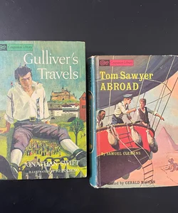 Gulliver’s Travels, Tom Sawyer Abroad, Treasure Island, & Dog of Flanders