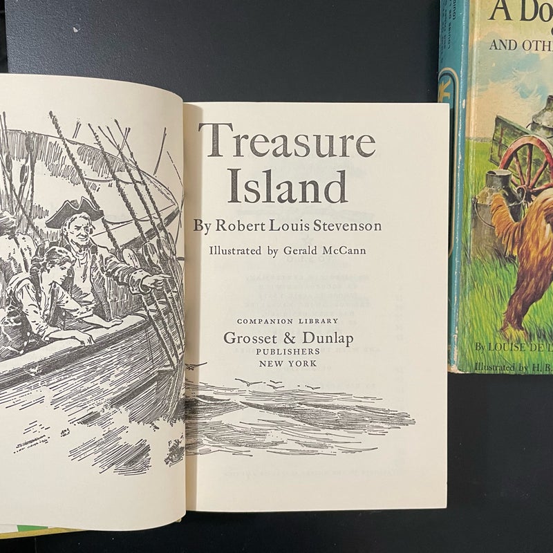 Gulliver’s Travels, Tom Sawyer Abroad, Treasure Island, & Dog of Flanders