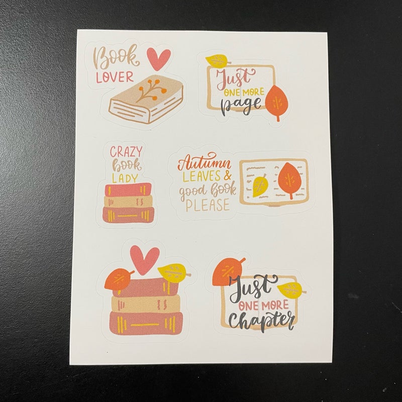 Autumn Vinyl Sticker Sheet