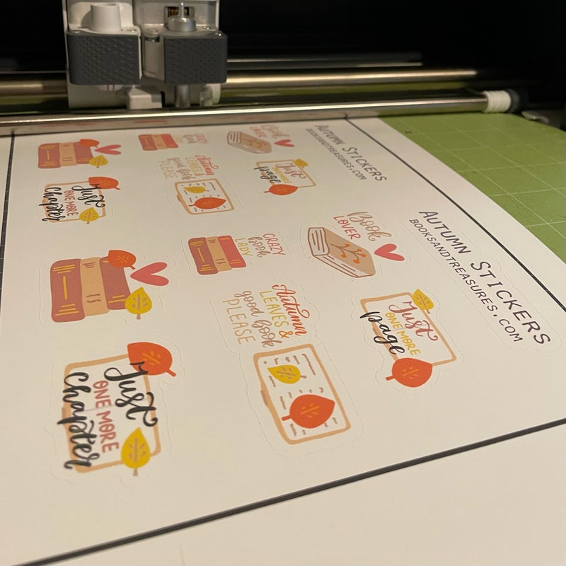 Autumn Vinyl Sticker Sheet