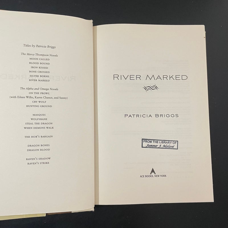 River Marked A Mercy Thompson Novel #6