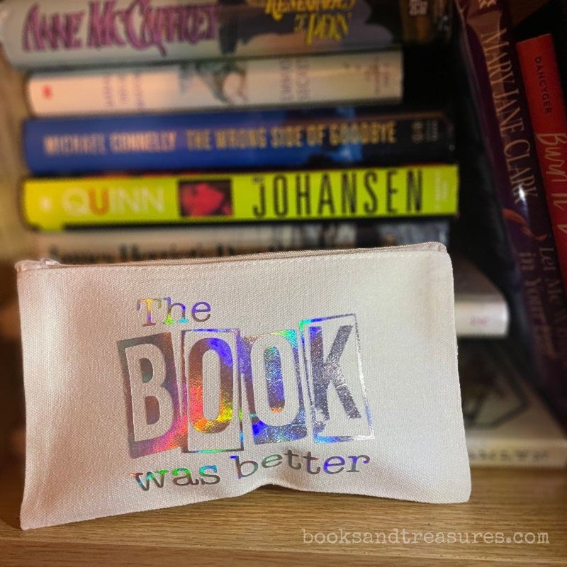 The Book was Better Canvas Pencil Case / Cosmetics Bag 