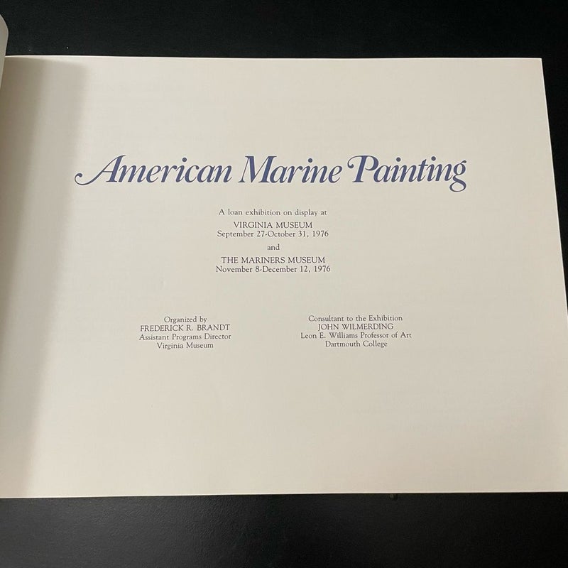 American Marine Painting 