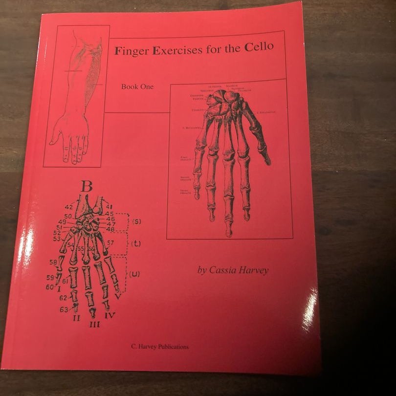Finger Exercises for the Cello, Book One by Cassia Harvey, Paperback
